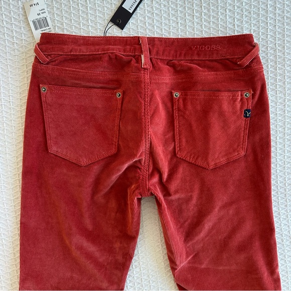 NWT Vigoss dark orange corduroy skinny pants - Picture 6 of 6